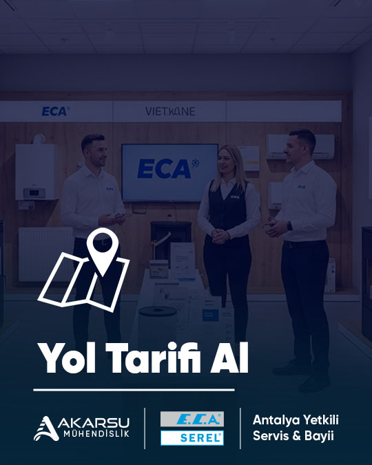 ECA Antalya Yetkili Servis ve Bayii - Yol Tarifi - ECA Nerededir.